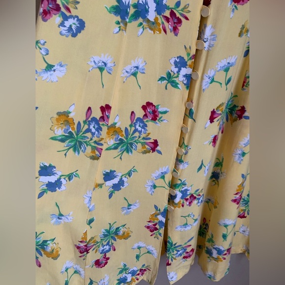 Coldwater creek Vintage 90's dress grunge floral maxi /midi dress pheobe friends - Picture 6 of 9